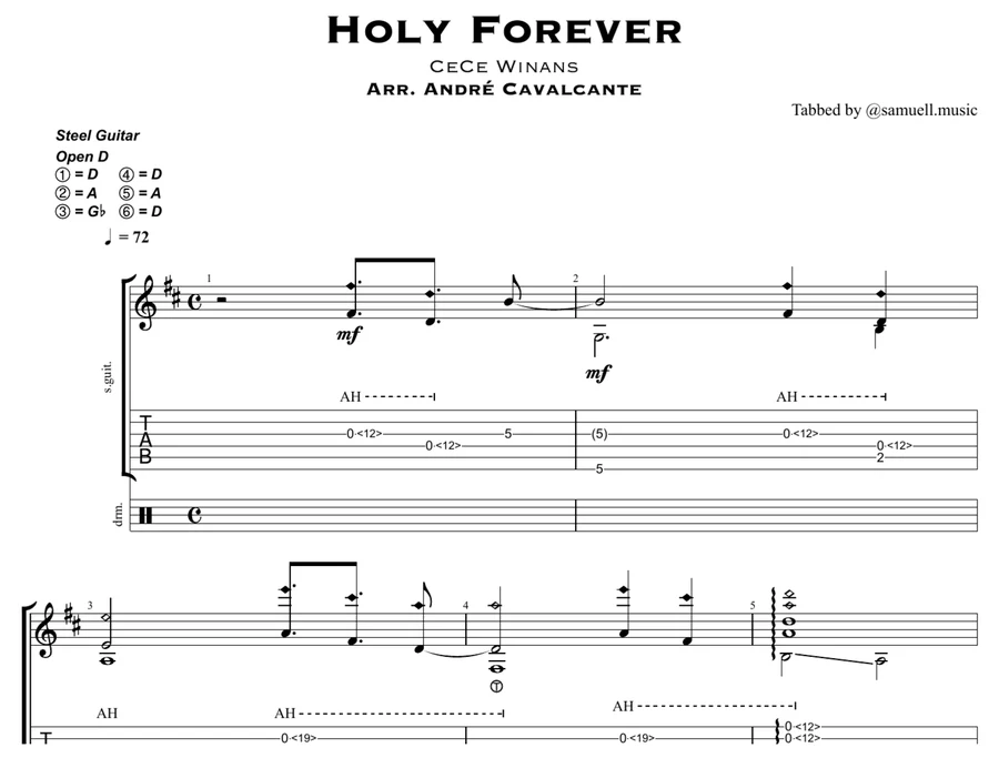 Holy Forever — sheet music preview