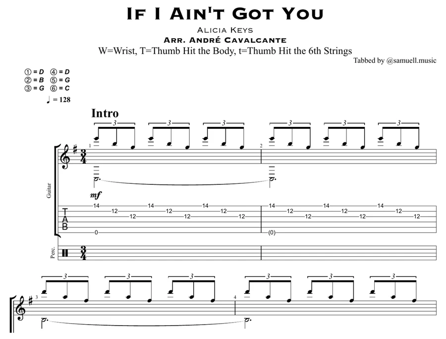 If I Ain't Got You — sheet music preview